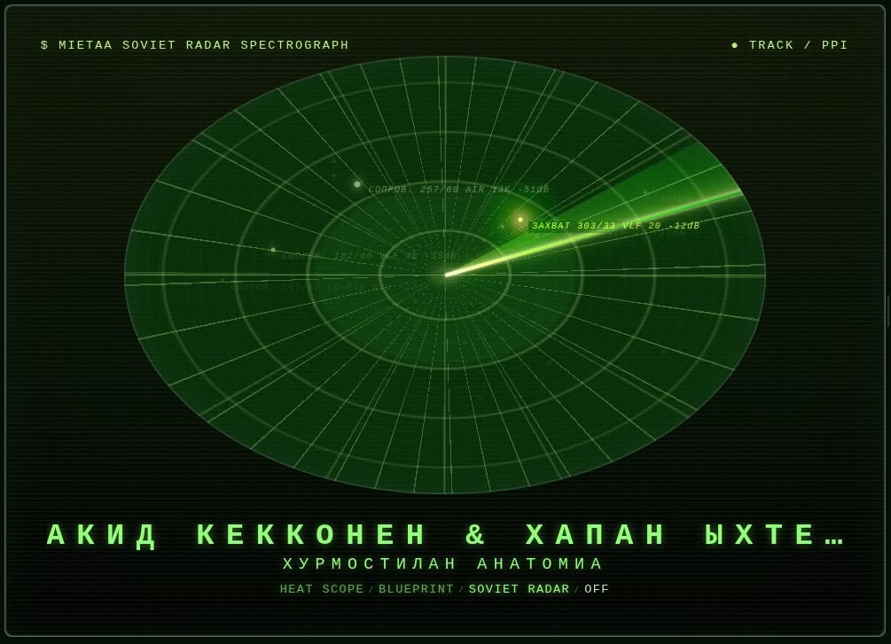 Mietaa Soviet Radar Spectrograph